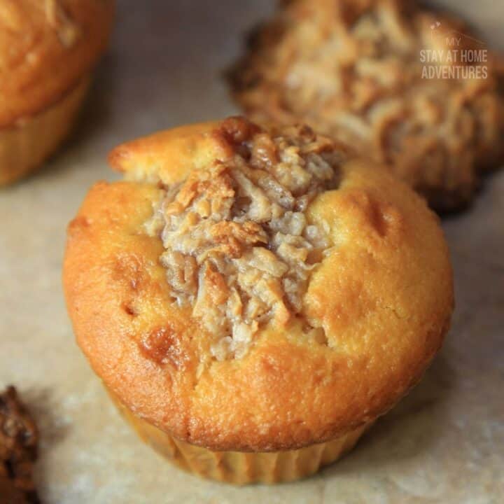 Hazelnut Coconut Macaroon Cupcakes Recipe