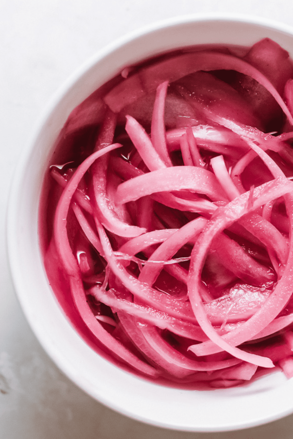 Pickled red onions are such a wonderful condiment. They can be used on sandwiches, tacos, and burgers or as a topping on side dishes. via @mystayathome