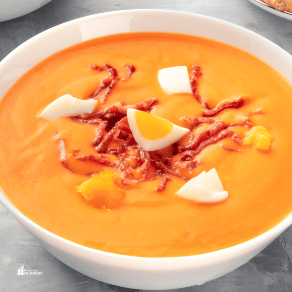 A close up image of Antonia’s Salmorejo Recipe