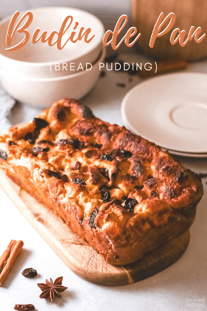 budin de pan plated