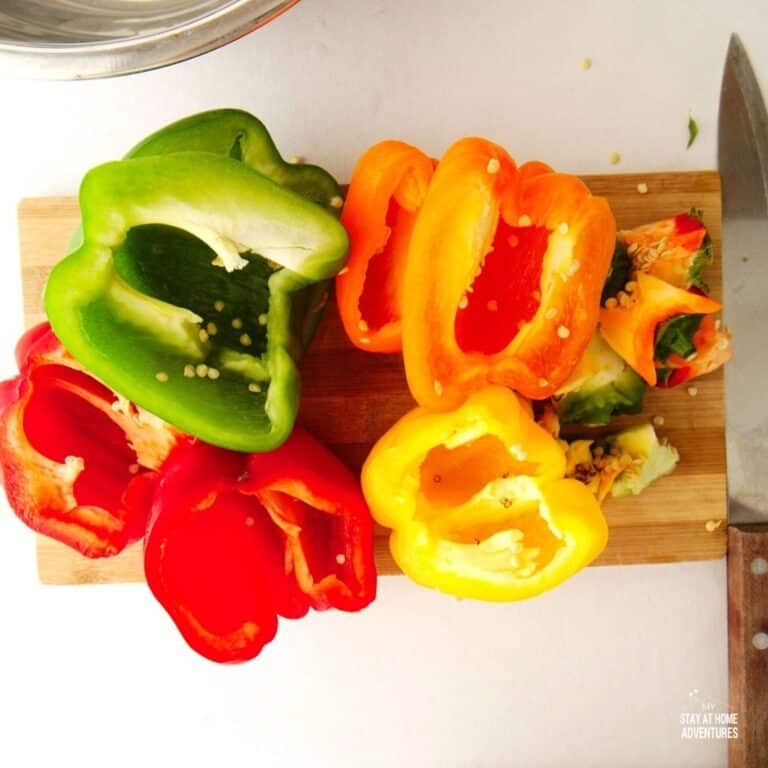 How to Roast Bell Peppers in the Air Fryer * My Stay At Home Adventures