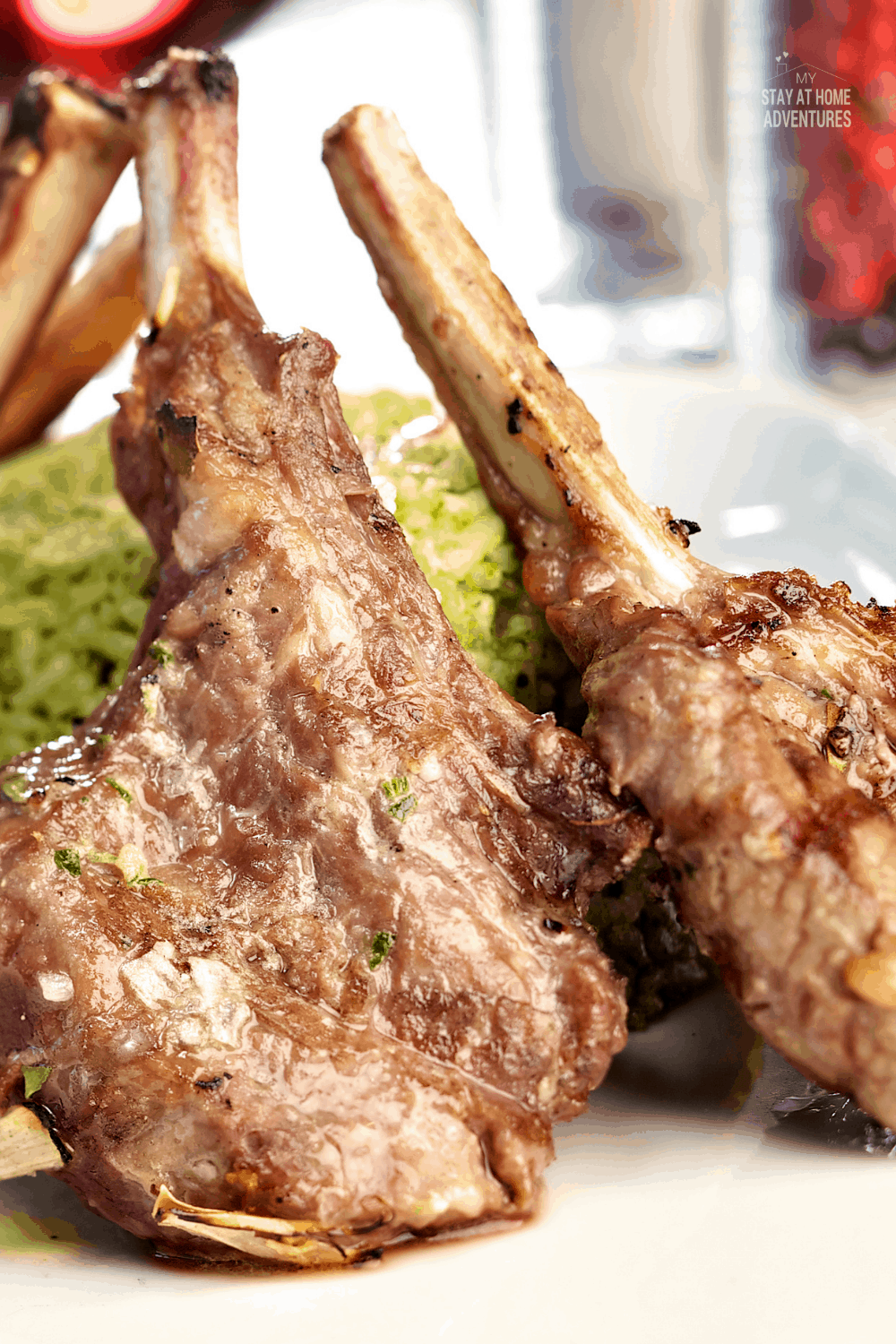 Learn how to cook tender, and delicious lamb chops sizzled with garlic & herbs. It is an easy yet enjoyable dish. Indeed, a wonderful delight to try on a holiday dinner or special occasions. via @mystayathome