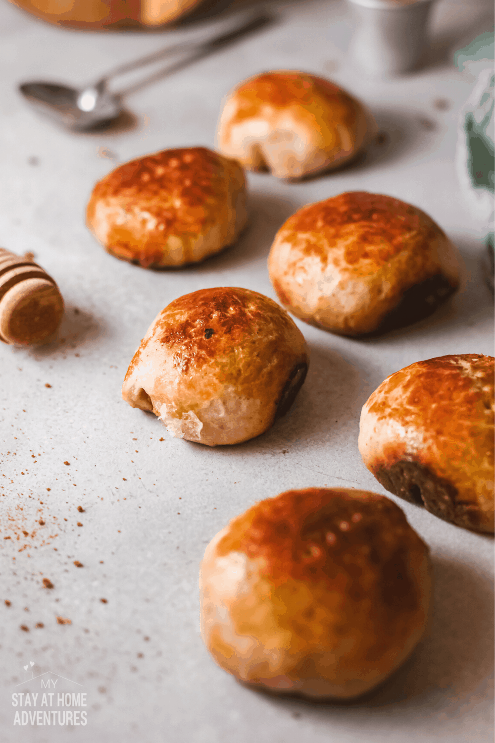 This coconut bread is a sweet bread roll filled with dried coconuts that you can enjoy with coffee or snack. via @mystayathome