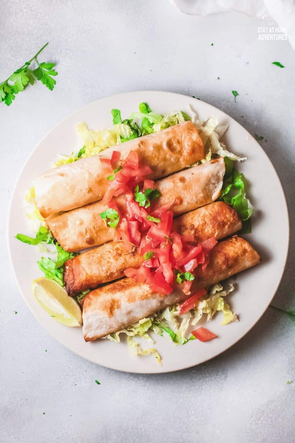 Rolled Tacos (Taquitos) * My Stay At Home Adventures