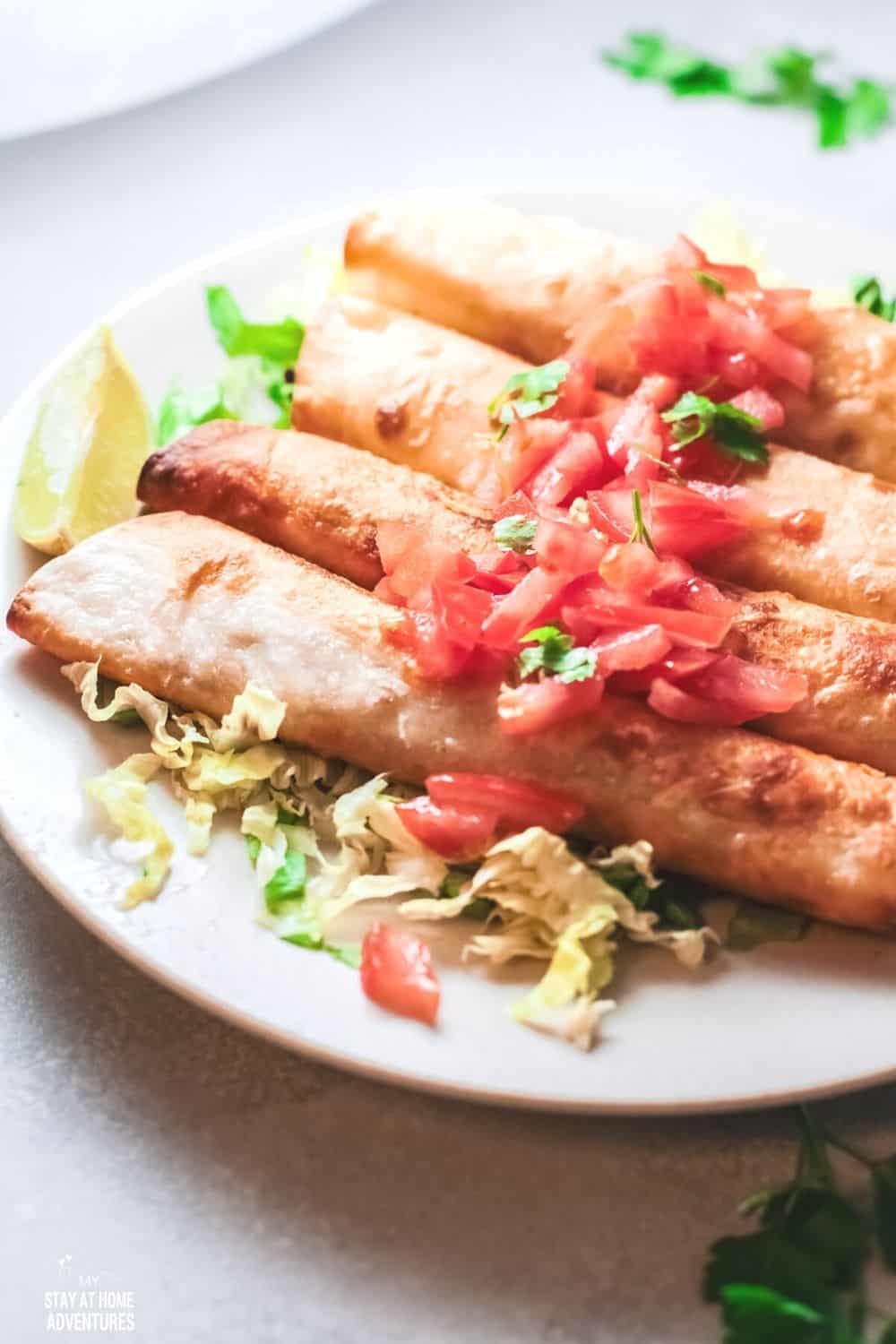 Rolled Tacos (Taquitos) * My Stay At Home Adventures