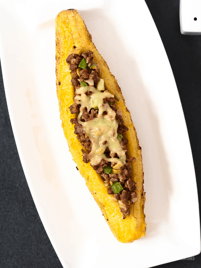 Stuffed Baked Plantains