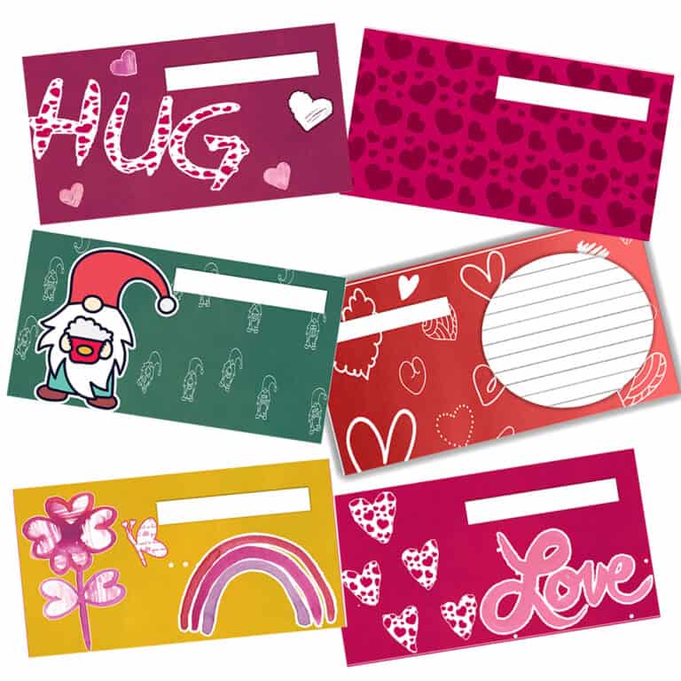 Valentine’s Day Cash Envelope Printable – My Favorite Printable Designs