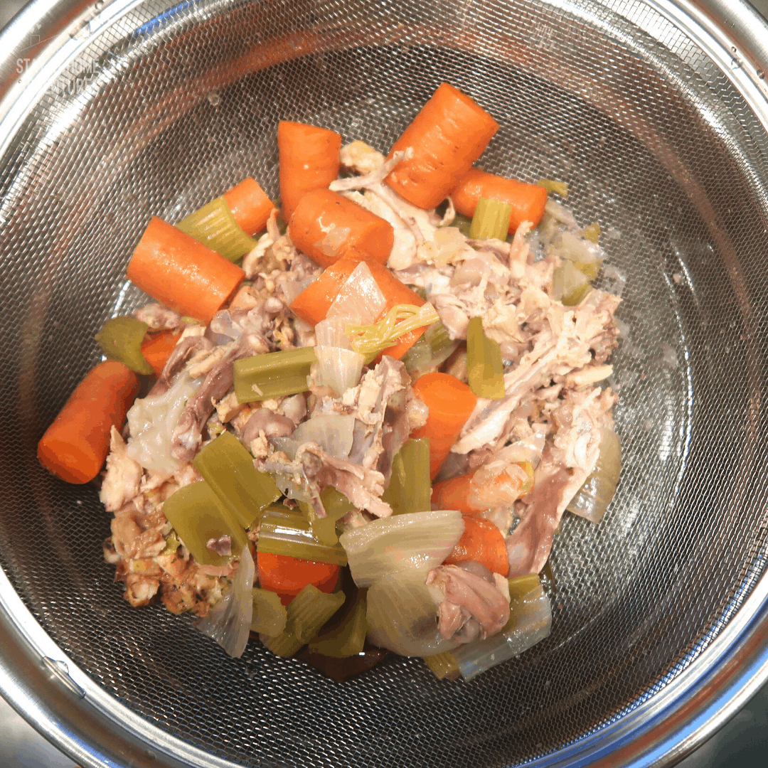Instant Pot Leftover Rotisserie Chicken Stock * My Stay At Home Adventures