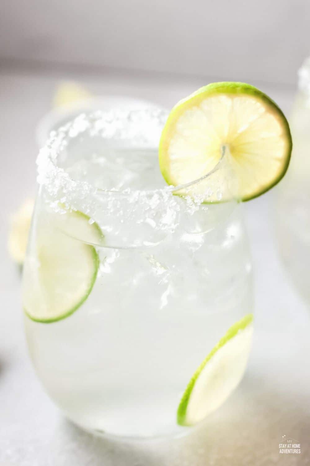 This is super refreshing and can be made in a pitcher. You will not worry about the amount of sugar in it. Keto Margarita will not disappoint you after all. via @mystayathome