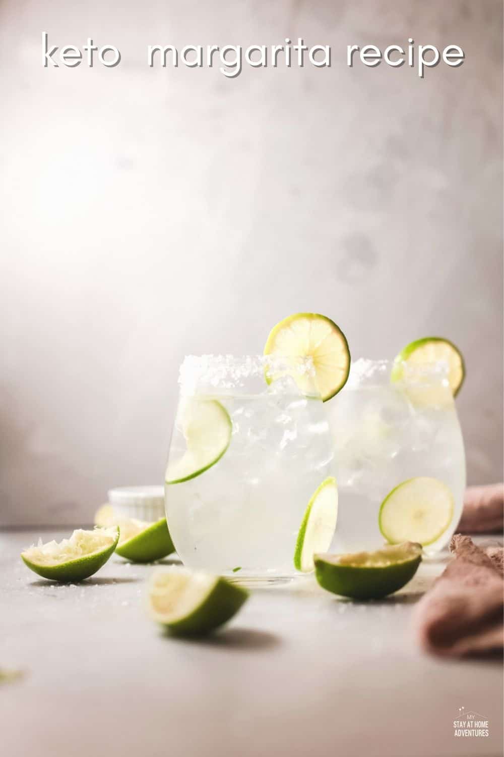 This is super refreshing and can be made in a pitcher. You will not worry about the amount of sugar in it. Keto Margarita will not disappoint you after all. via @mystayathome