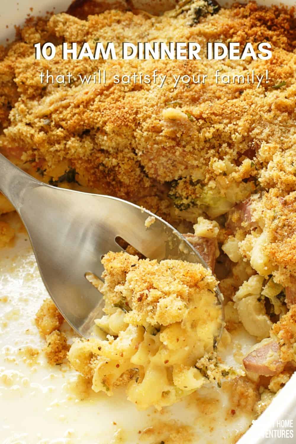 You don't need to be a chef to make these amazing ham dinner ideas. These recipes are easy and delicious, perfect for any night of the week! Tonight can be your best night ever with just one click away from your favorite recipe. via @mystayathome