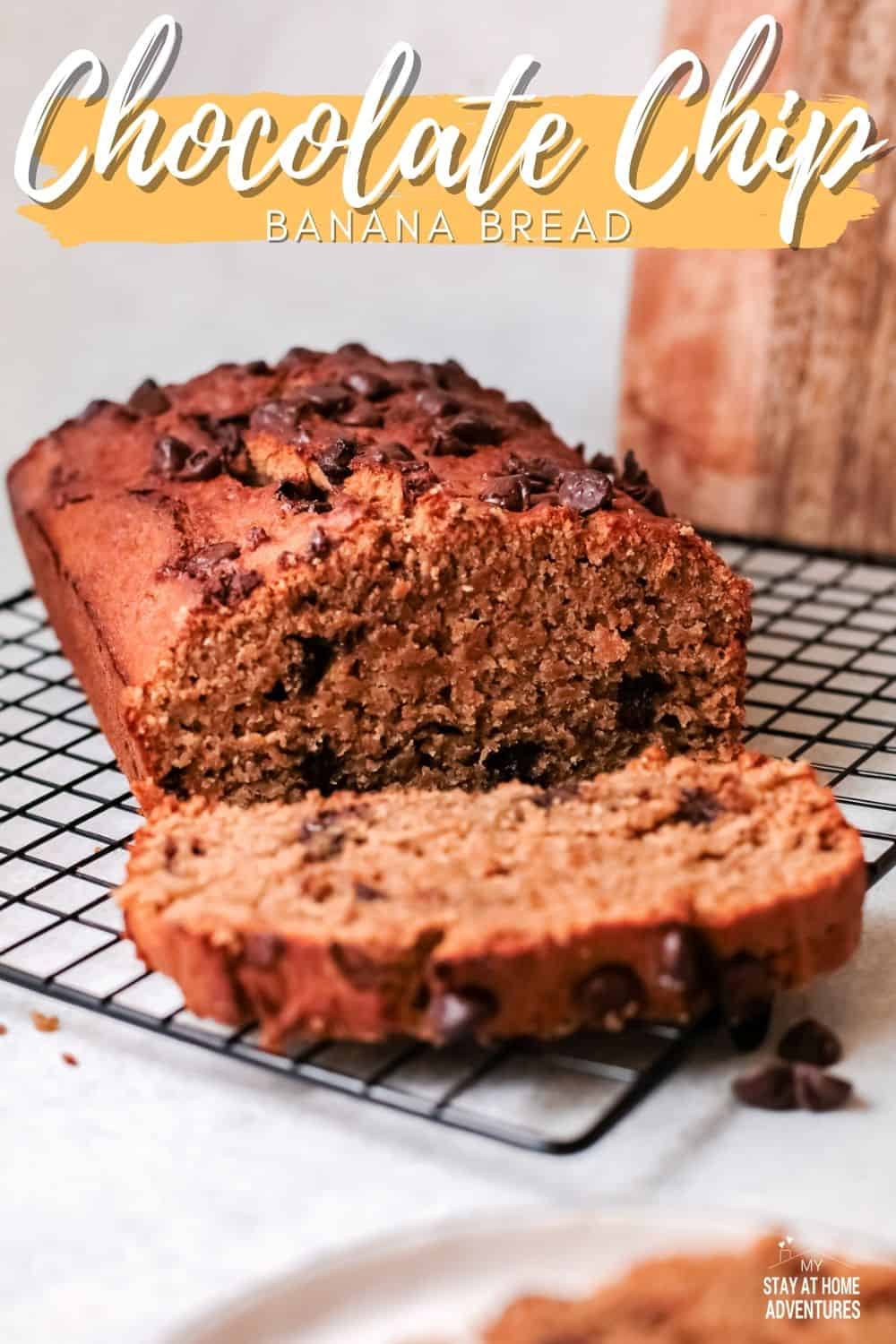 With chocolate chips and banana bread together, everybody’s goin’ bananas. This wonderfully delicious Chocolate Chip Banana Bread is the best! via @mystayathome