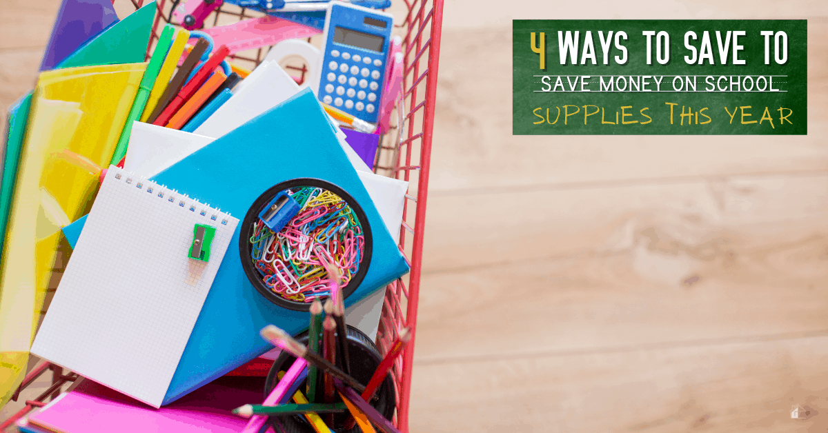 Save money on back to school supplies for the family