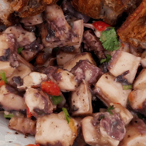 Ensalada de Pulpo (Puerto Rican Octopus Salad)