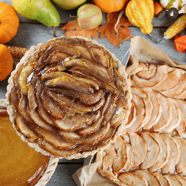 photo of fall baking apple pie