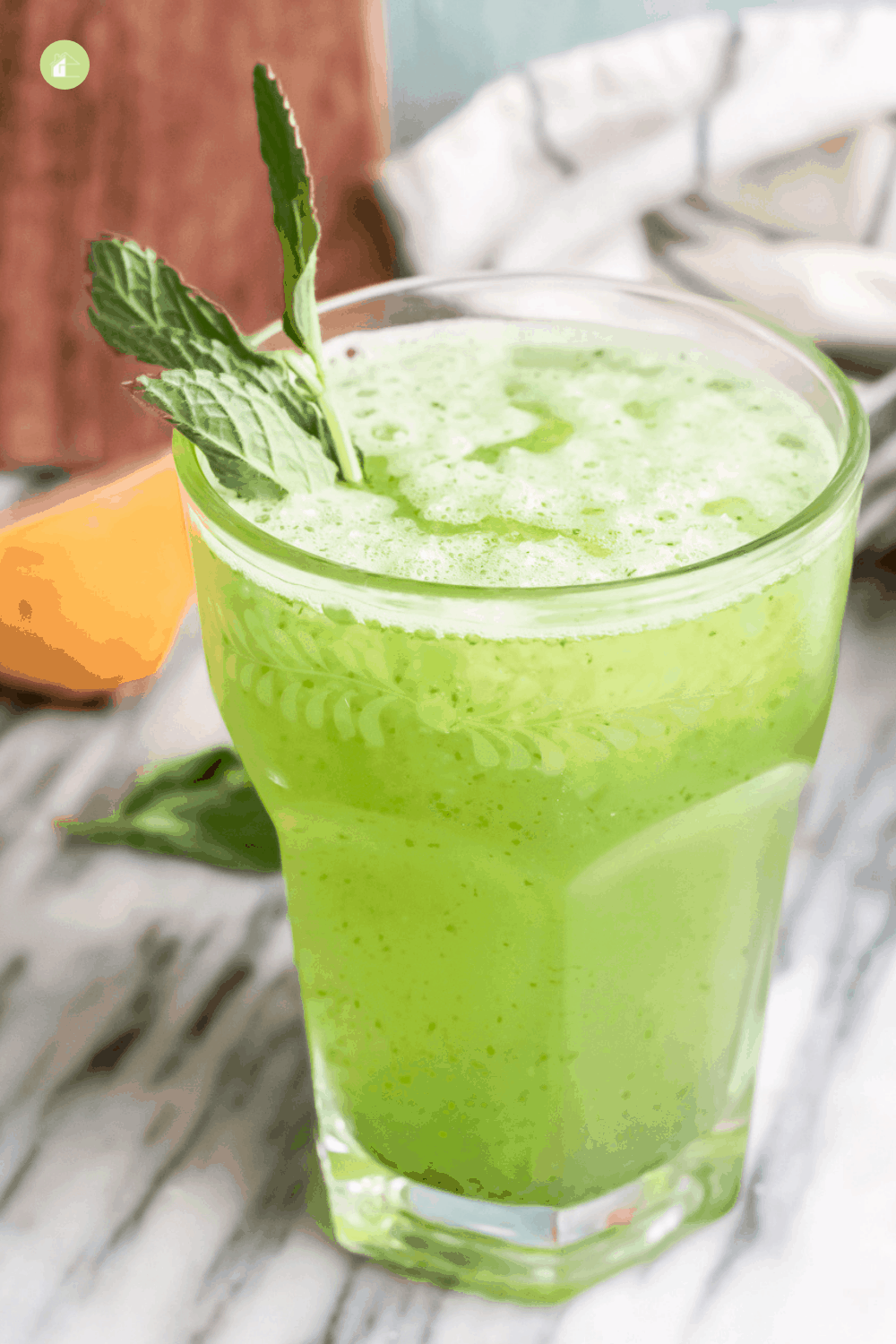 This frozen mint lemonade is incredibly delicious and refreshing! A traditional Middle Eastern drink called limonana, it’s the perfect way to cool off on a hot afternoon. via @mystayathome
