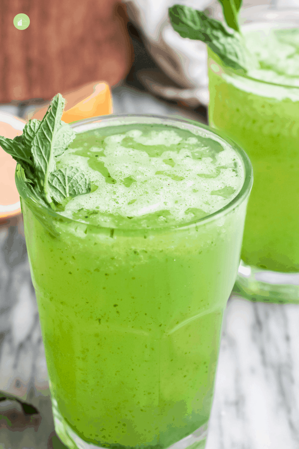 This frozen mint lemonade is incredibly delicious and refreshing! A traditional Middle Eastern drink called limonana, it’s the perfect way to cool off on a hot afternoon. via @mystayathome