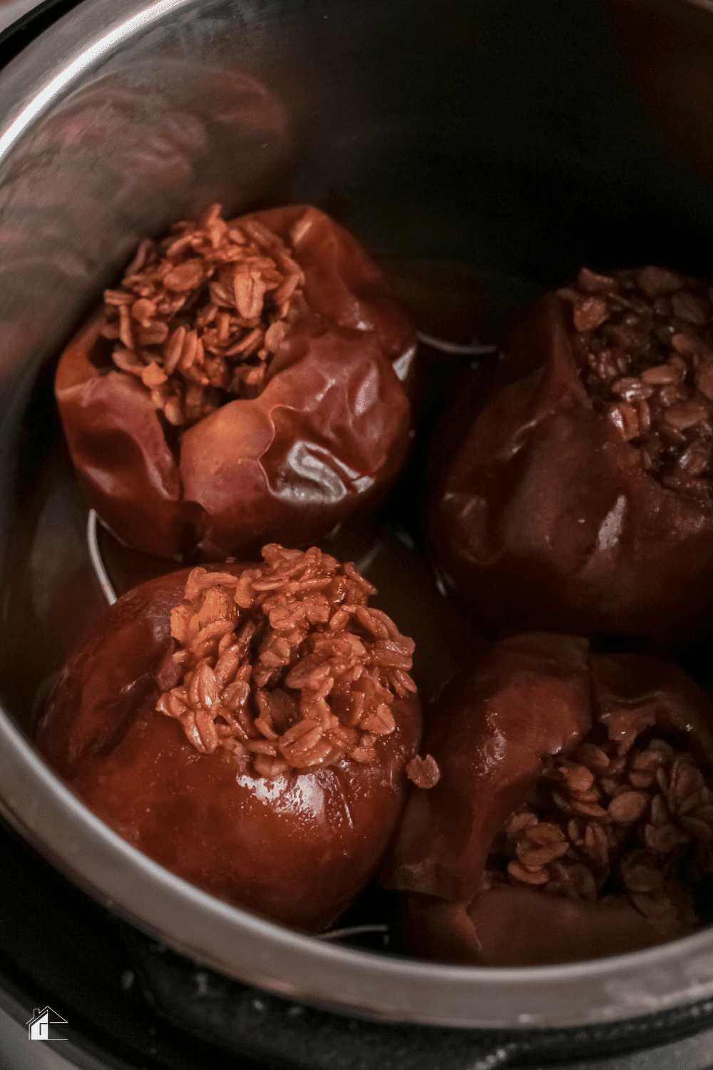 If you're looking for a quick and easy dessert idea, try these stuffed apples! They can be made in just minutes using your instant pot. via @mystayathome