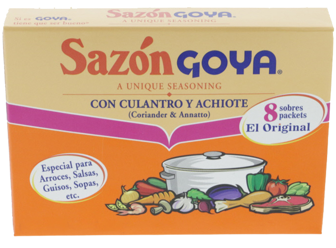 Goya Coriander & Annatto Seasoning - Sazon Culantro y Achiote, 8 Pack - Walmart.com