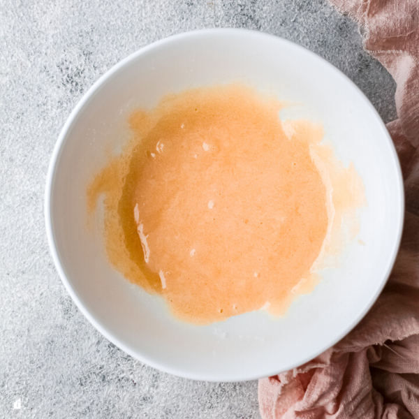 batter in white bowl