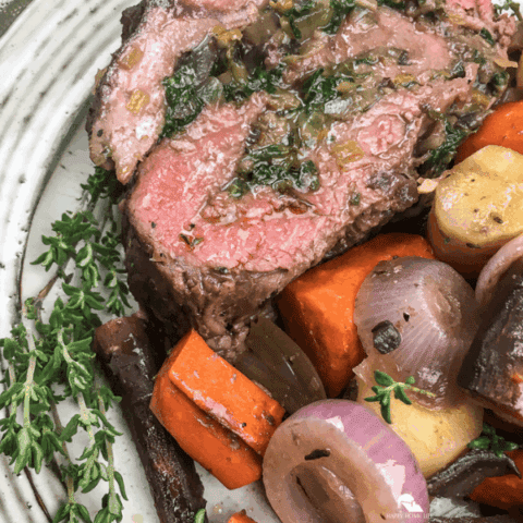 Image for Stuffed Beef Tenderloin with Portobello Mushrooms