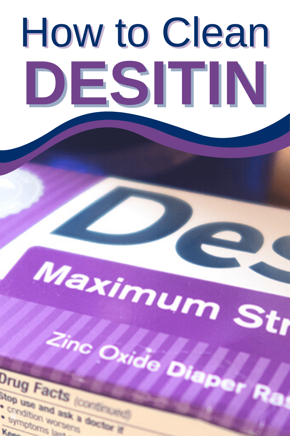 You can clean Desitin and other diaper rash creams off of the fabric using common household items. Here's how! via @mystayathome
