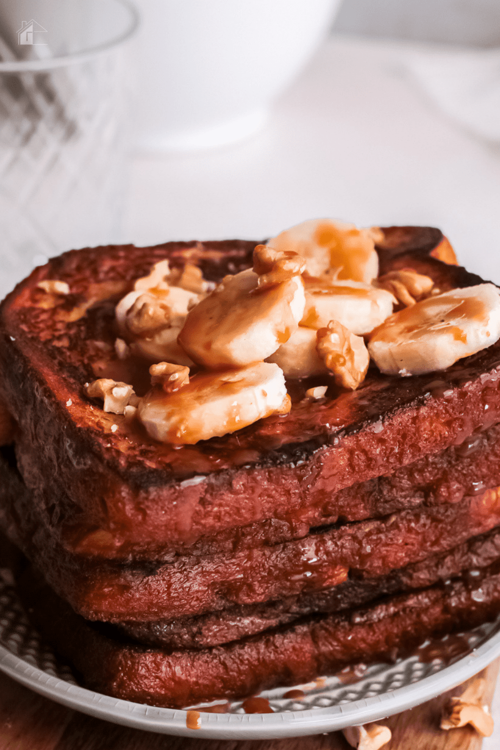 This Salted Caramel French Toast is the perfect breakfast for those who love the sweet and salty combo you will enjoy! via @mystayathome