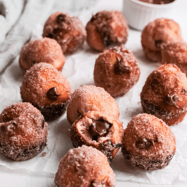 Baked Nutella Donut Holes