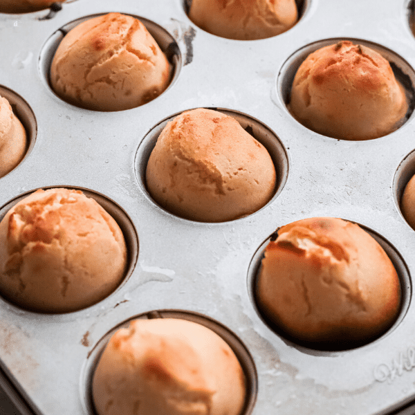 Baked Donut holes in baking pan