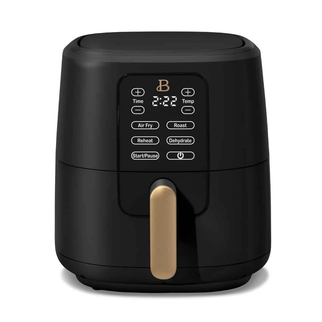 Beautiful 6 Quart Touchscreen Air Fryer, Black Sesame by Drew Barrymore - Walmart.com