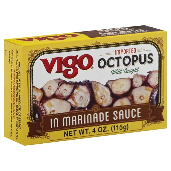 Vigo Octopus in Marinade Sauce, 4 oz - Walmart.com