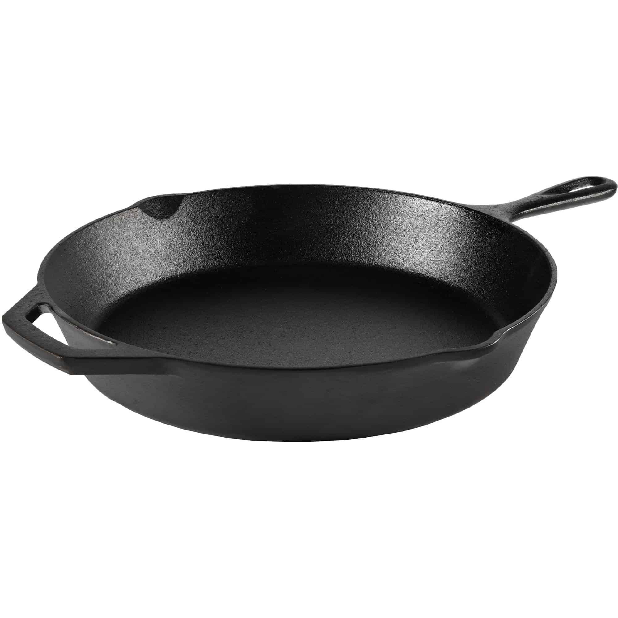 Ozark Trail Pre-seasoned 12" Cast Iron Skillet with Handle and Lips - Walmart.com