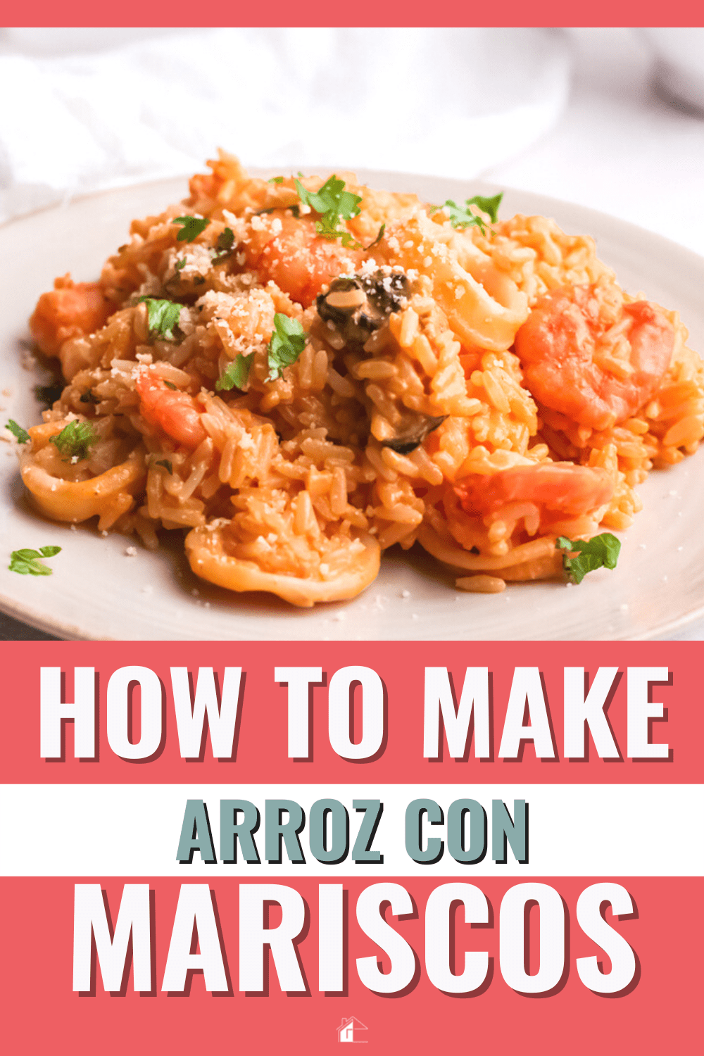 Arroz con Mariscos, or Peruvian rice with seafood, is a great dish for a hearty meal. Loaded with shrimp, squid, and clams, this rice dish will undoubtedly fill your belly. via @mystayathome