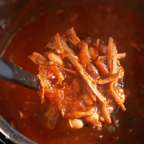 Instant Pot Pulled Pork Chili