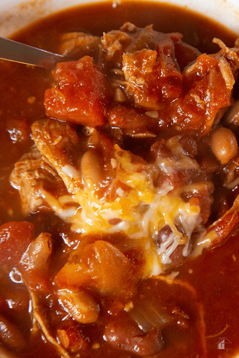 This pulled pork chili recipe is a delicious and easy way to change up your game. With the help of an Instant Pot, this meal can be on the table in no time! via @mystayathome