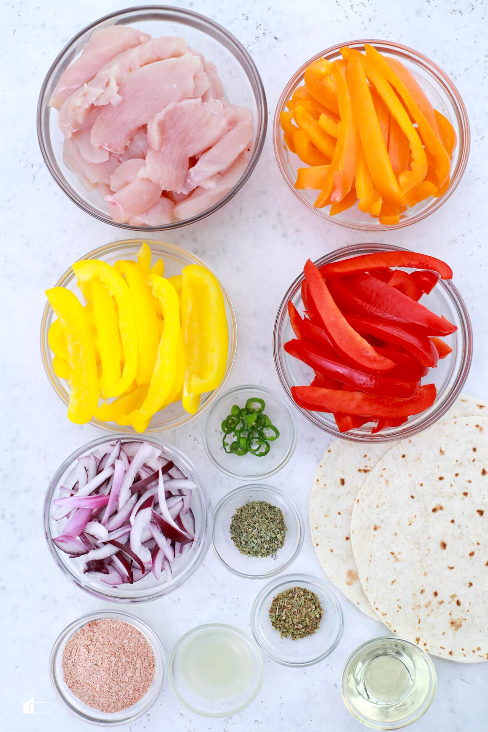 Air Fryer Chicken Fajita Ingredients