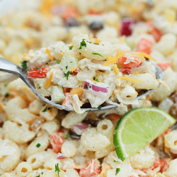 chicken pasta salad.