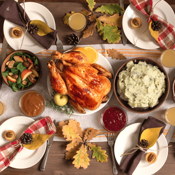 A Thanksgiving Table dinner.