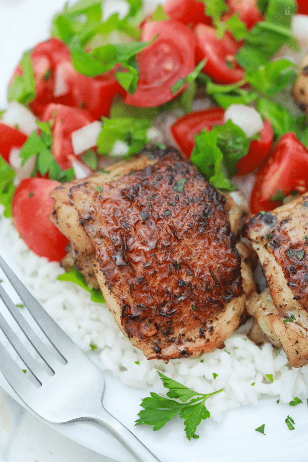 Craving something savory and delicious but don’t have a lot of time? Try this Instant Pot Chicken Thighs Recipe! via @mystayathome