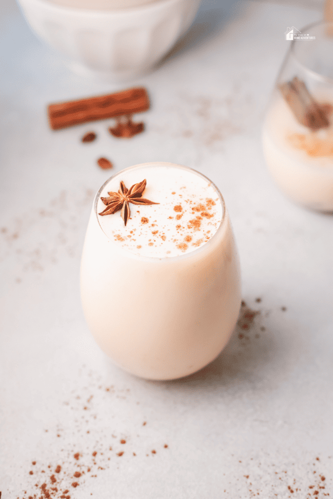 close up image of  Instant Pot Eggnog