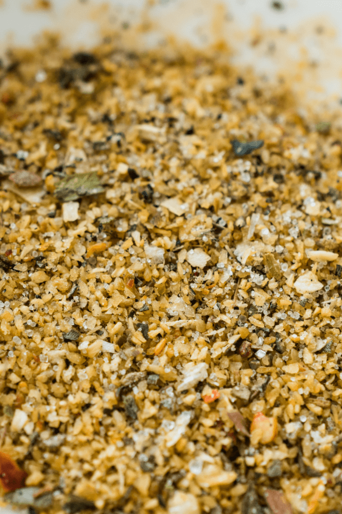 Close up of Adobo seasoning powder