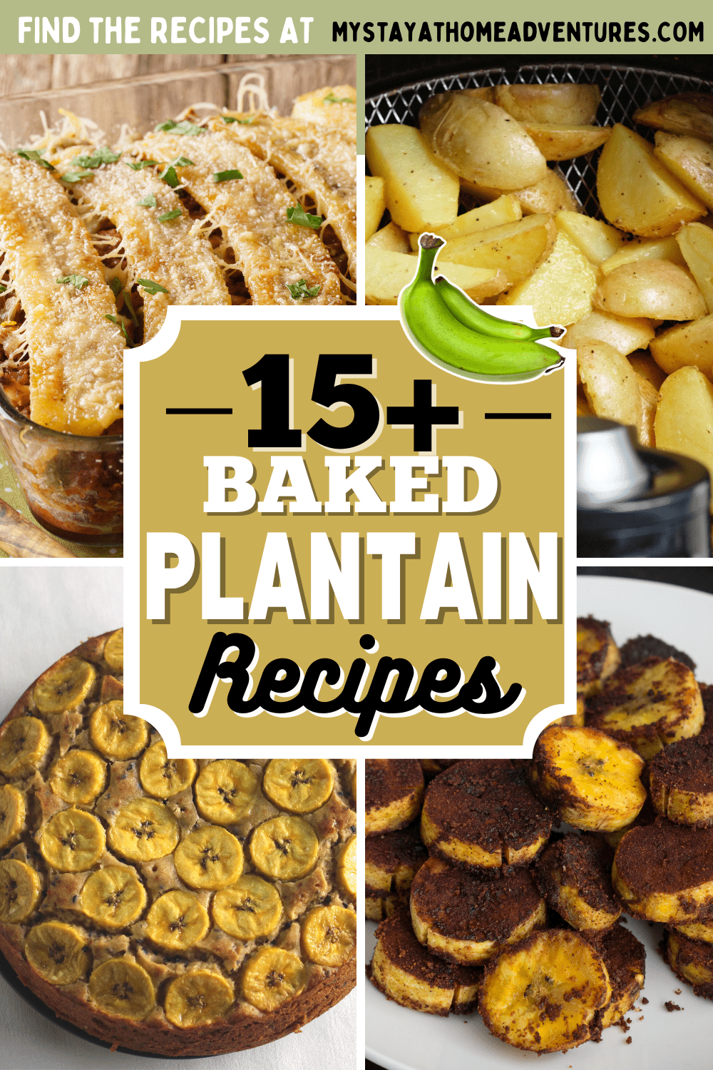 Don't miss out on the amazing flavor of baked plantains! Get inspired with our collection of seventeen tasty recipes featuring this nutritious fruit. Try one today and savor the deliciousness! #BakedPlantainRecipes via @mystayathome