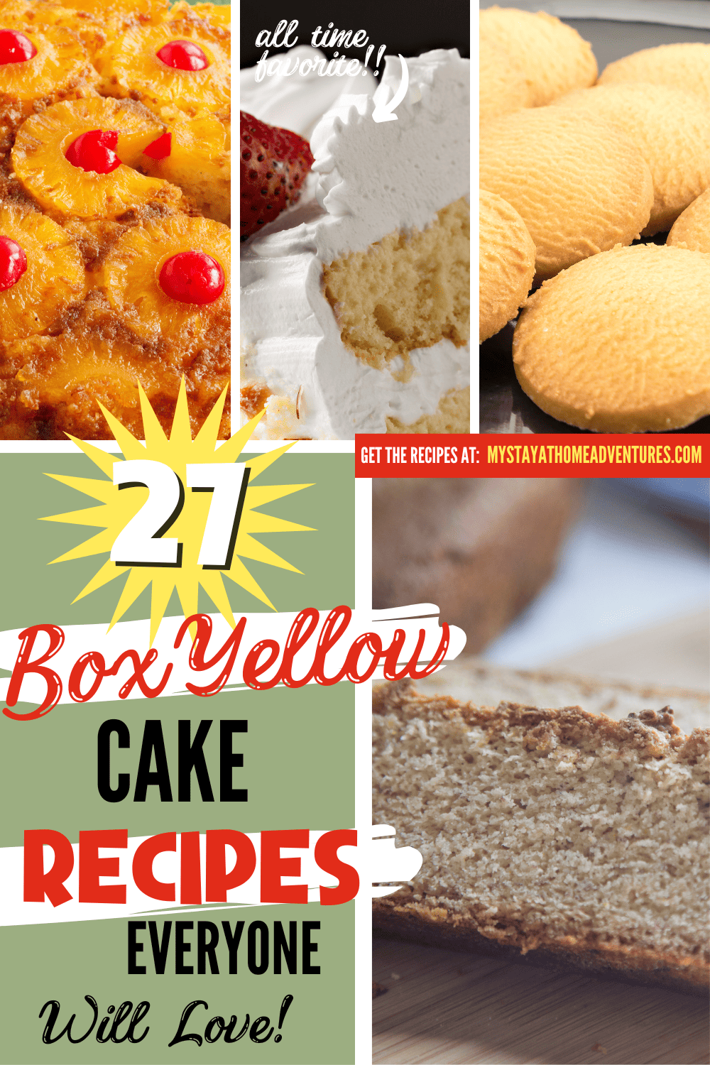 27 Box Yellow Cake Mix Recipes * My Stay At Home Adventures