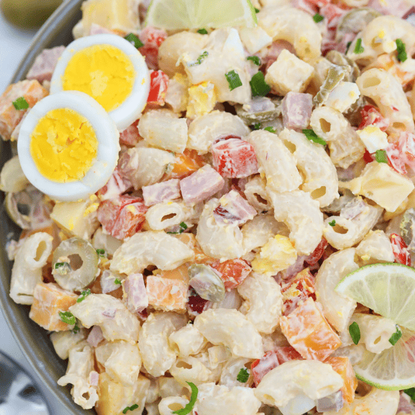 Puerto Rican Macaroni Salad | Ensalada de coditos