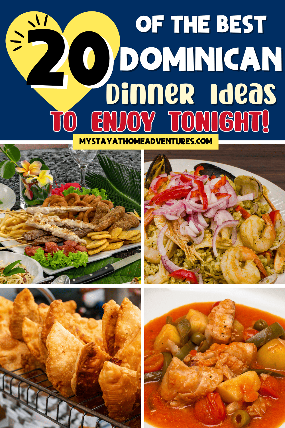 Explore the flavors of the Dominican Republic with these creative and delicious dinner ideas! Get inspired in your kitchen tonight! via @mystayathome