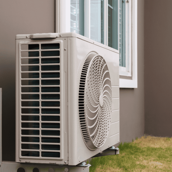 air conditioner compressor outdoor.