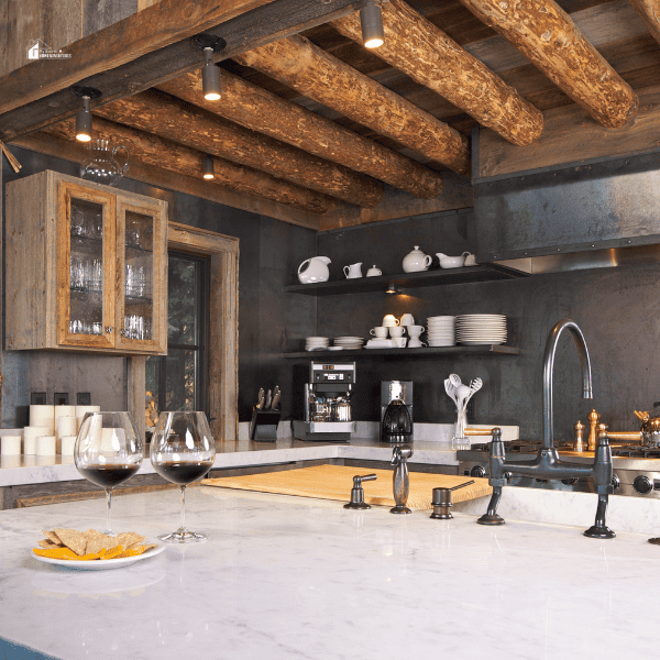 luxurious rustic kitchen