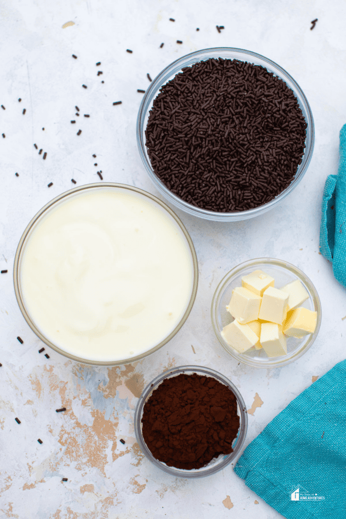 Ingredients in making Classic Brigadeiros Recipe