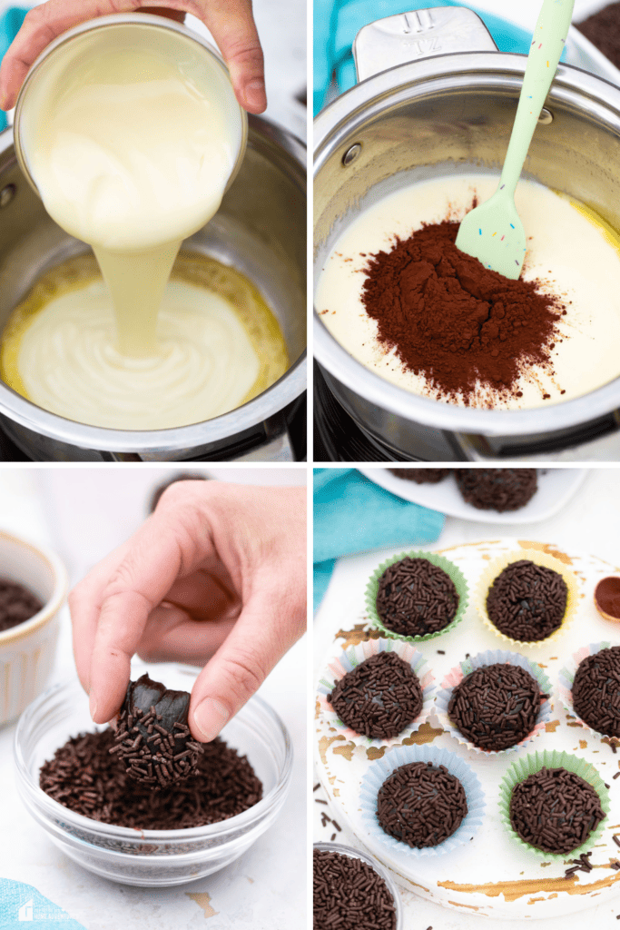 Steps in making Classic Brigadeiros Recipe