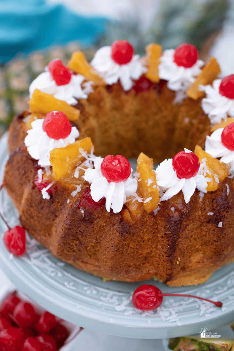 Pineapple Rum Cake Recipe * My Stay At Home Adventures